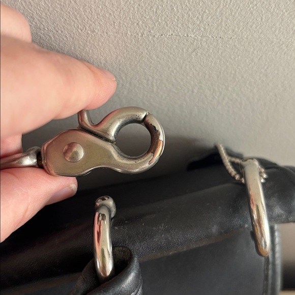 VTG Coach • genuine leather crossbody bag - Picture 7 of 10